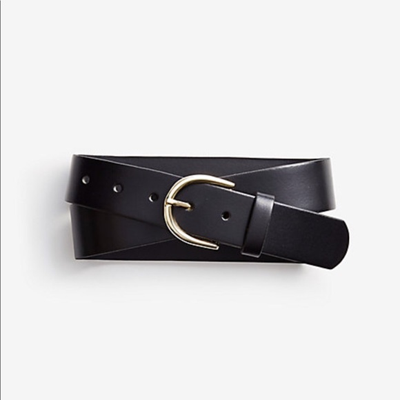 Ann Taylor wide leather Trouser belt main image 10